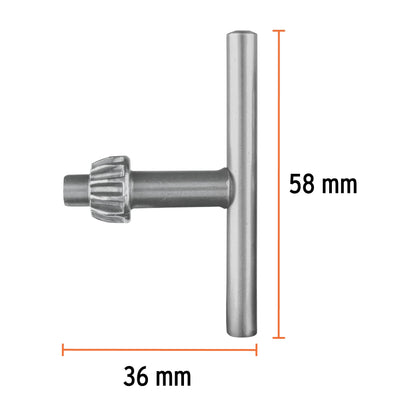 LL-BRO-3/8 Llave para Mandril, 3/8"