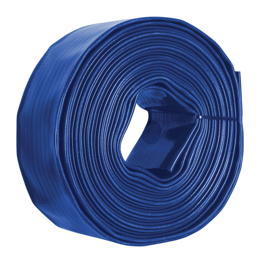 M310D Manguera plana para descarga de agua, PVC flexible, 3' x 100 m