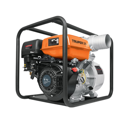 MOTB-4 Motobomba autocebante 4x4', 9 HP, a gasolina