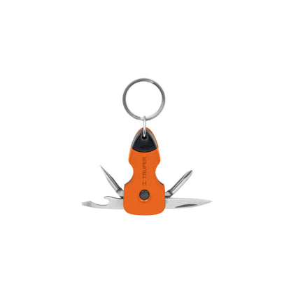 NAMU-LL Multiherramienta con led, tipo llavero, 6 funciones