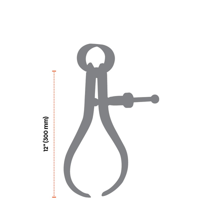 OD/12 Calibrador de exteriores tipo compás 12"