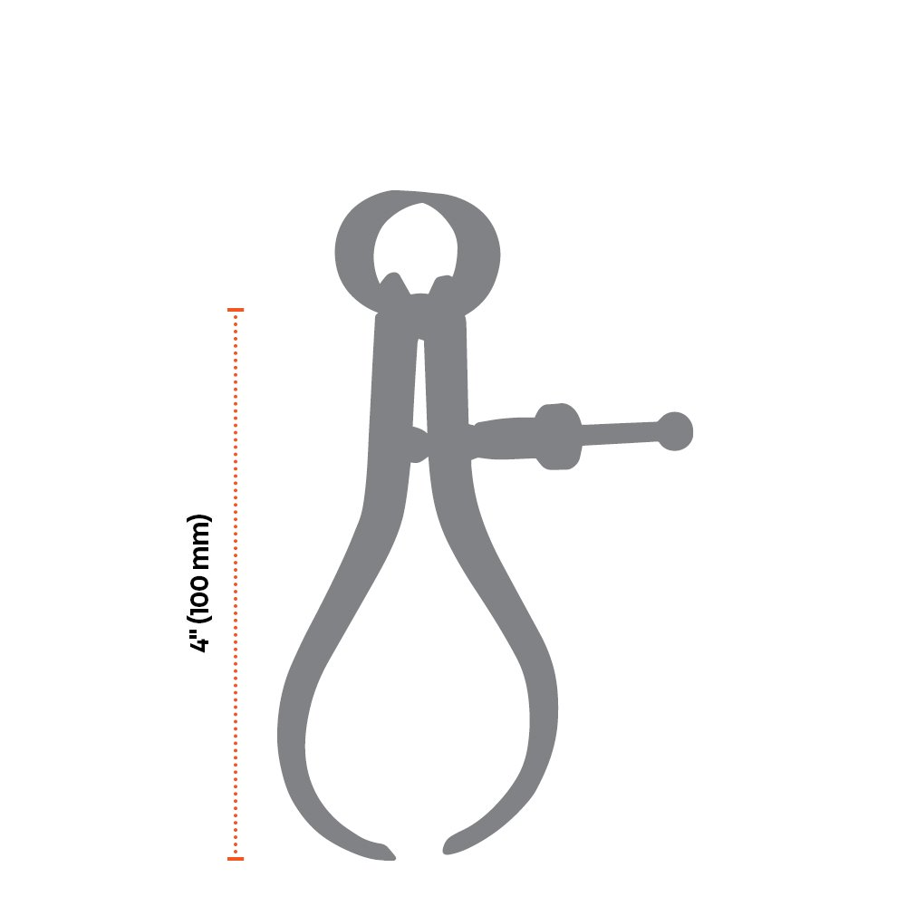 OD/4 Calibrador de exteriores tipo compás 4"