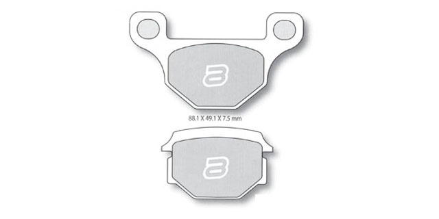 Pastilla de freno del suzuki gn125f euro3-gn125nova- gn125-gn125h-gn125e-sigmasg125-keeway rkiii150- kw125-arsen150-kw150