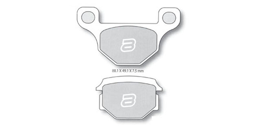 Pastilla de freno del suzuki gn125f euro3-gn125nova- gn125-gn125h-gn125e-sigmasg125-keeway rkiii150- kw125-arsen150-kw150