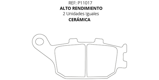 Pastillas de freno ceramica traseras yamaha mt 07-
R6 alto rendimiento