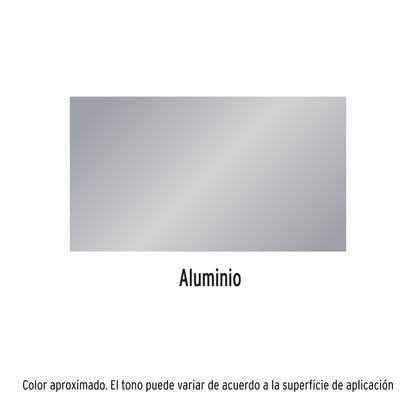 PA-ALTE-A Pintura en aerosol de alta temperatura aluminio, 400 ml