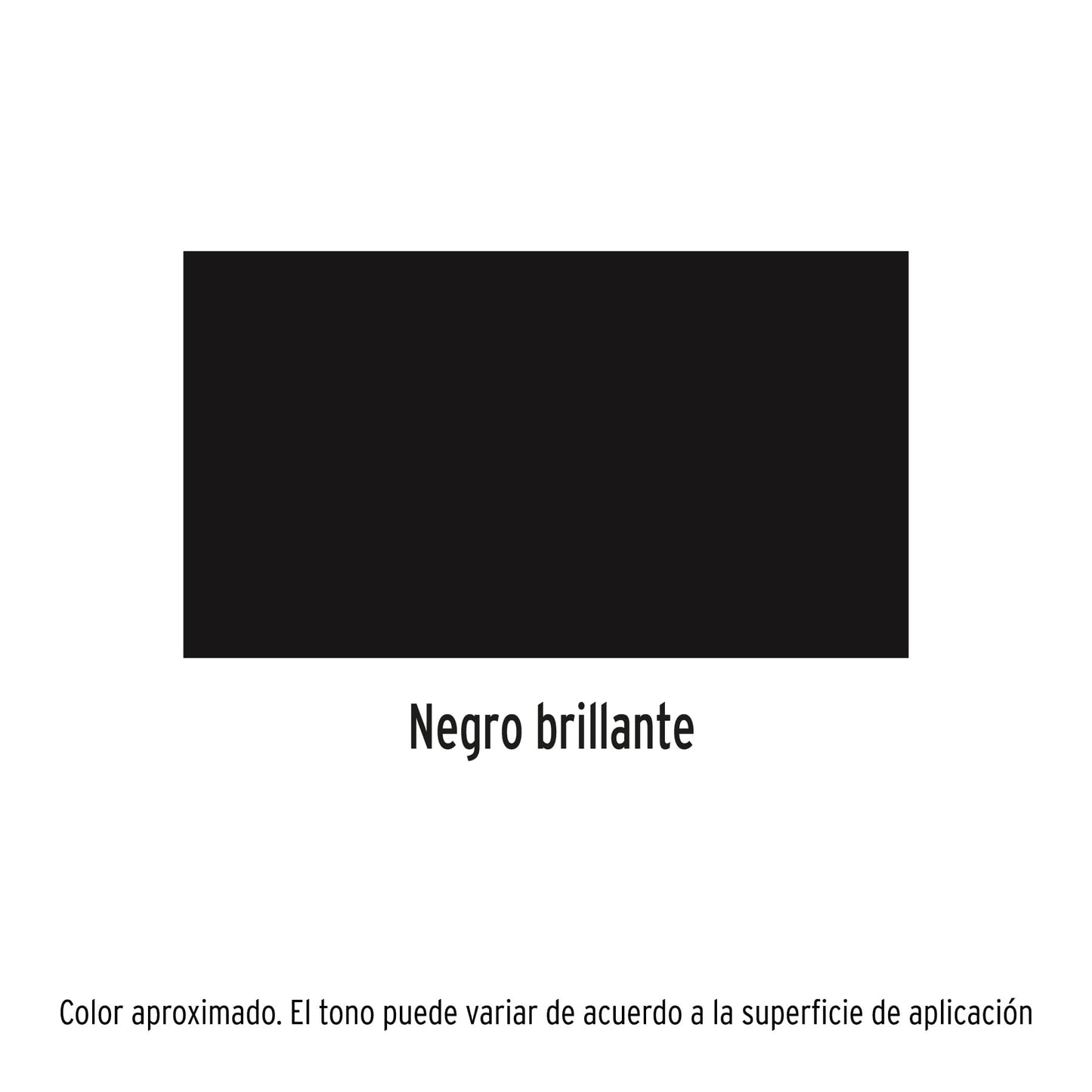 PA-NB Pintura en aerosol negro brillante, 400 ml