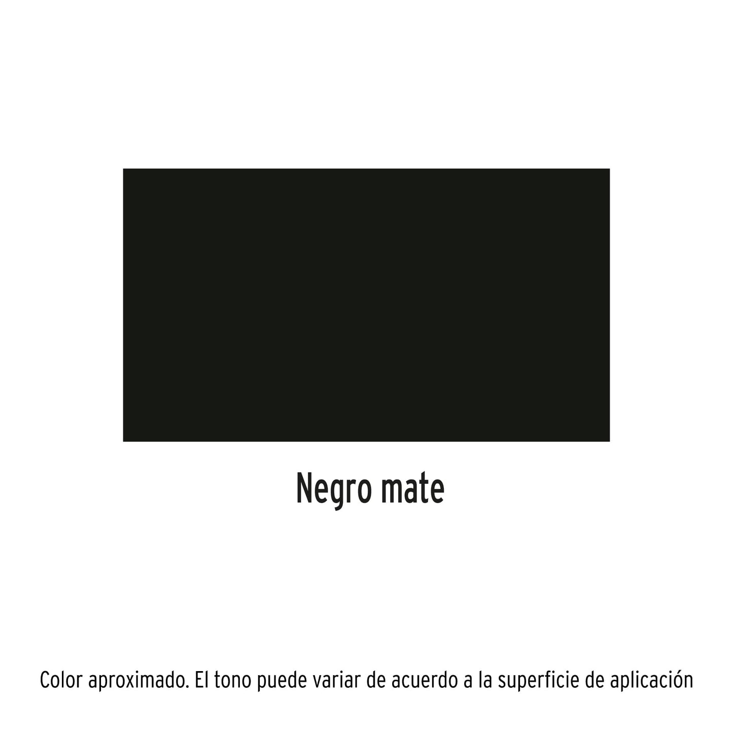 PA-NM Pintura en aerosol negro mate, 400 ml
