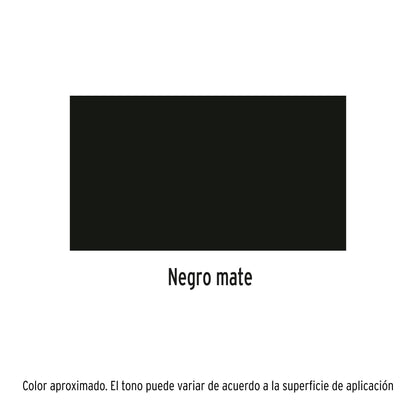 PA-NM Pintura en aerosol negro mate, 400 ml