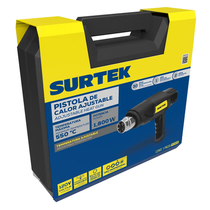 PC618 Pistola de calor 50 - 550°C 1800W ajustable