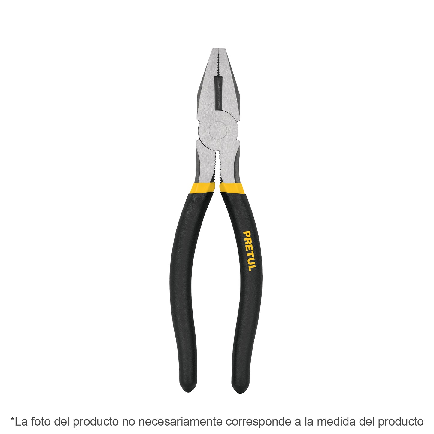 PEL-7P Alicate de electricista ligero 7", mango en PVC, Pretul
