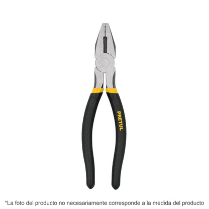 PEL-7P Alicate de electricista ligero 7", mango en PVC, Pretul
