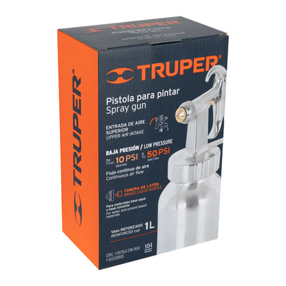 PIPI-210 Pistola para pintar de baja presión, pulida, entrada superior