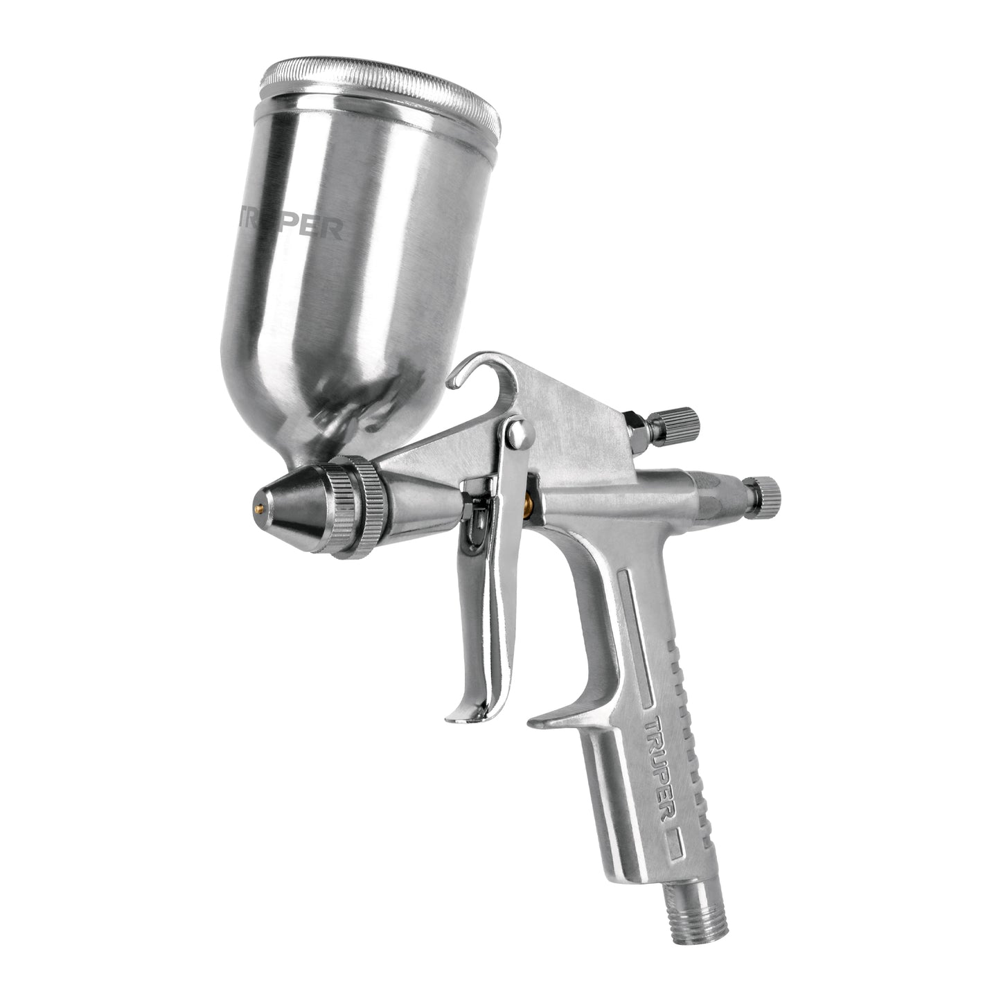 PIPI-400 Pistola para retoque de gravedad, LVMP, vaso aluminio, 0.5 mm
