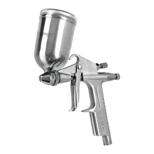 PIPI-400 Pistola para retoque de gravedad, LVMP, vaso aluminio, 0.5 mm