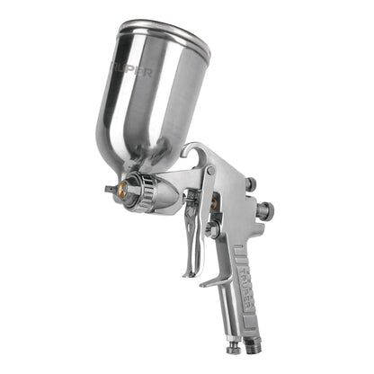 PIPI-422 Pistola para pintar de gravedad LVMP, vaso aluminio, boquilla 2.0 mm