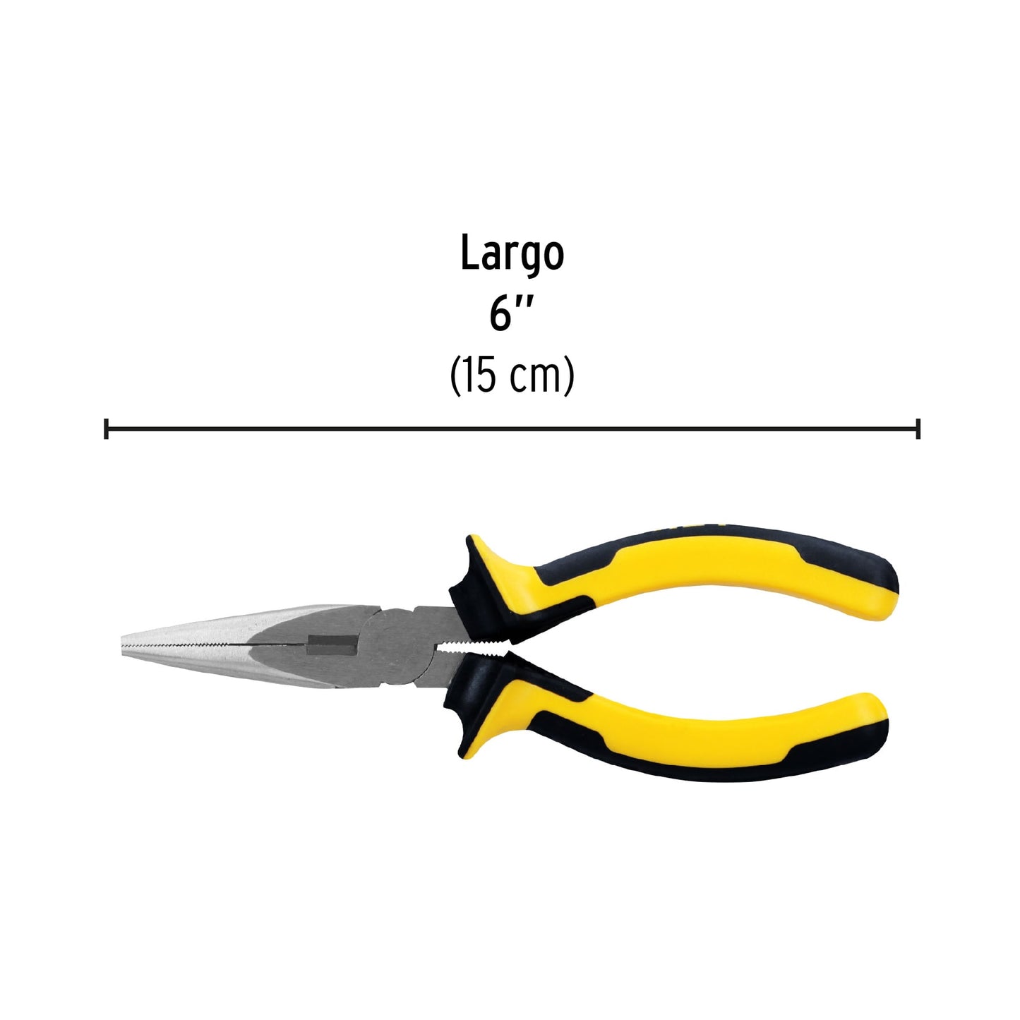PPC-6PX Alicate de punta larga 6", mango comfort grip, Pretul