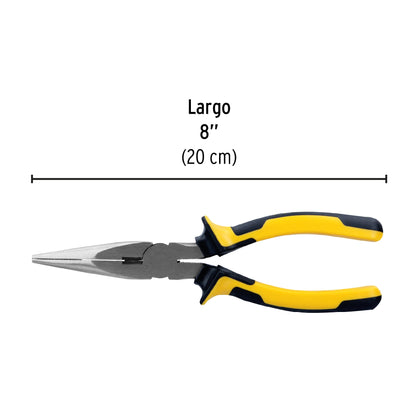 PPC-8PX Alicate de punta larga 8", mango comfort grip, Pretul