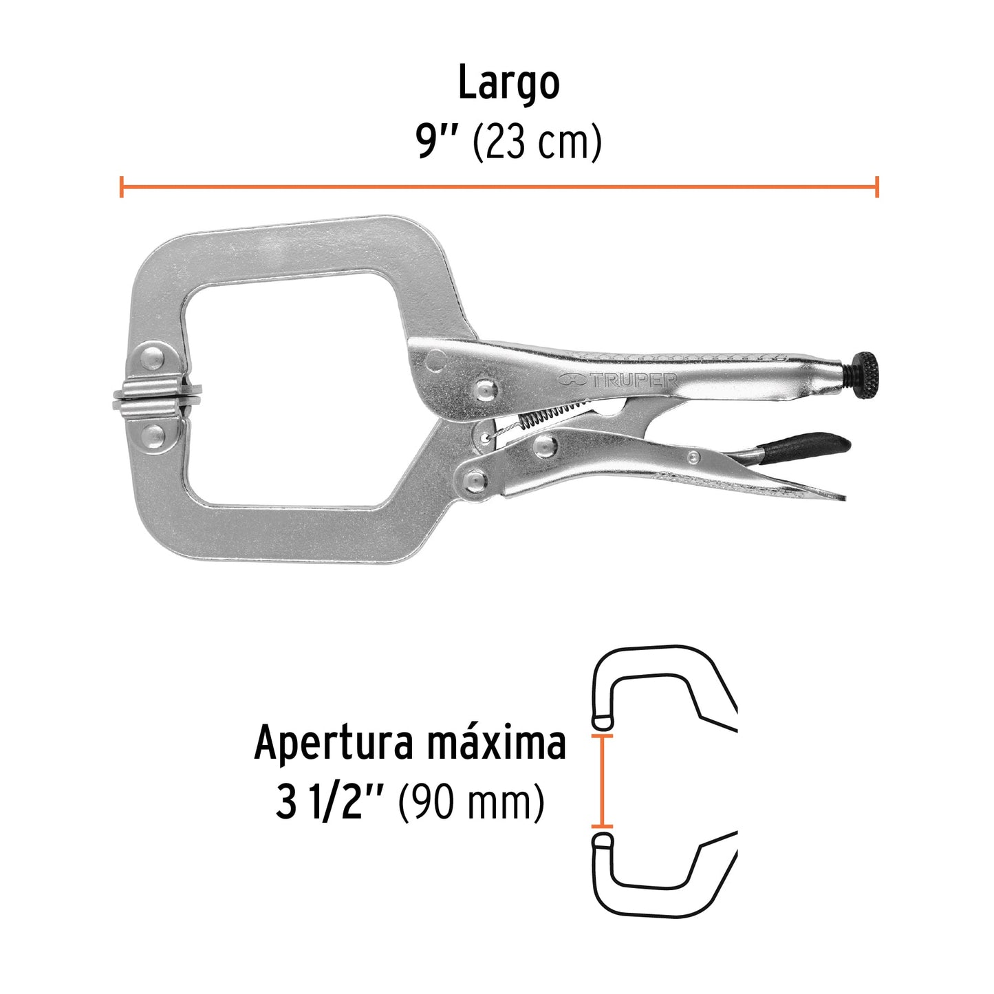 PPC-9R Hombresolo tipo "C" 9", giratorio