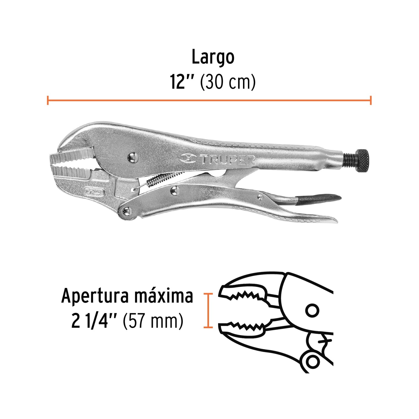 PPT-12R Hombresolo recto 12"