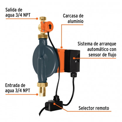 PRE-1/3  Bomba presurizadora 1/3 HP Truper