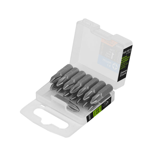 PUDE-1102-15 Puntas Phillips #2, 1', estuche con 15 piezas, Expert