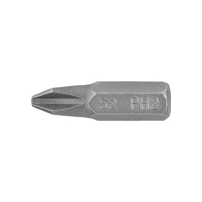 PUDE-1102 Puntas Phillips #2, 1', estuche con 5 piezas, Expert