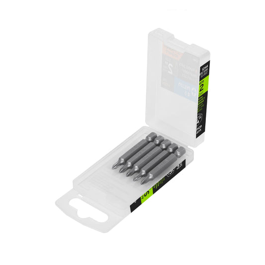 PUDE-1200 Puntas Phillips #0, 2', estuche con 5 piezas, Expert