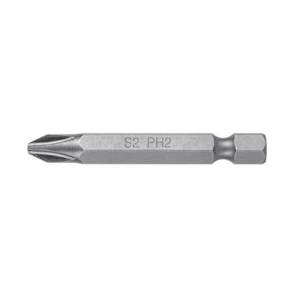 PUDE-1202-50 Puntas Phillips #2, 2', estuche con 50 piezas, Expert
