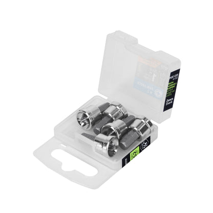 PUDE-1205 Puntas Phillips #2, 1' p/tablaroca, estuche con 5 piezas