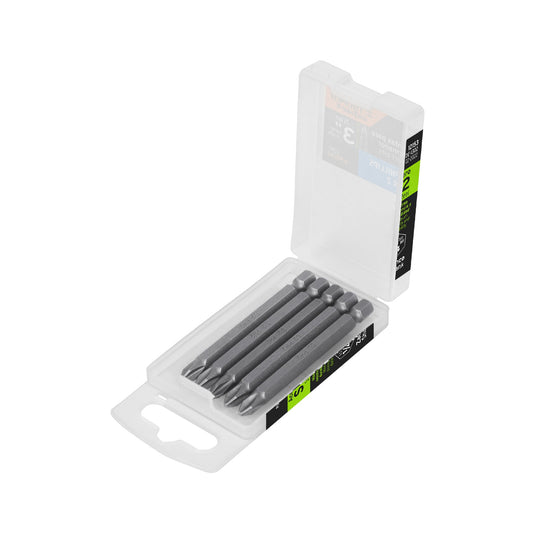PUDE-1302 Puntas Phillips #2, 3', estuche con 5 piezas, Expert