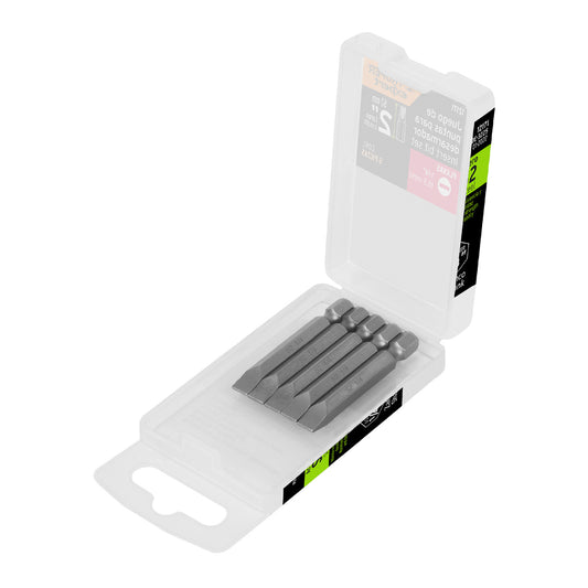 PUDE-3225 Puntas planas 1/4', 2', estuche con 5 piezas, Expert
