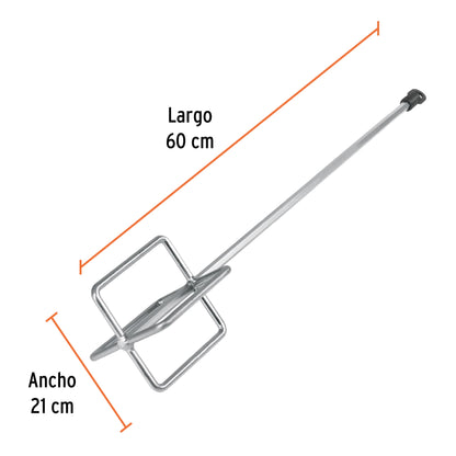 REV-12M Revolvedor para mortero, 120 mm diámetro