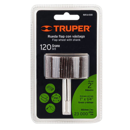 RUFLA-2120 Rueda flap de 2", grano 120