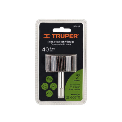 RUFLA-240 Rueda flap de 2", grano 40