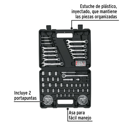 SET-100 Juego de herramientas, 100 piezas, Pretul