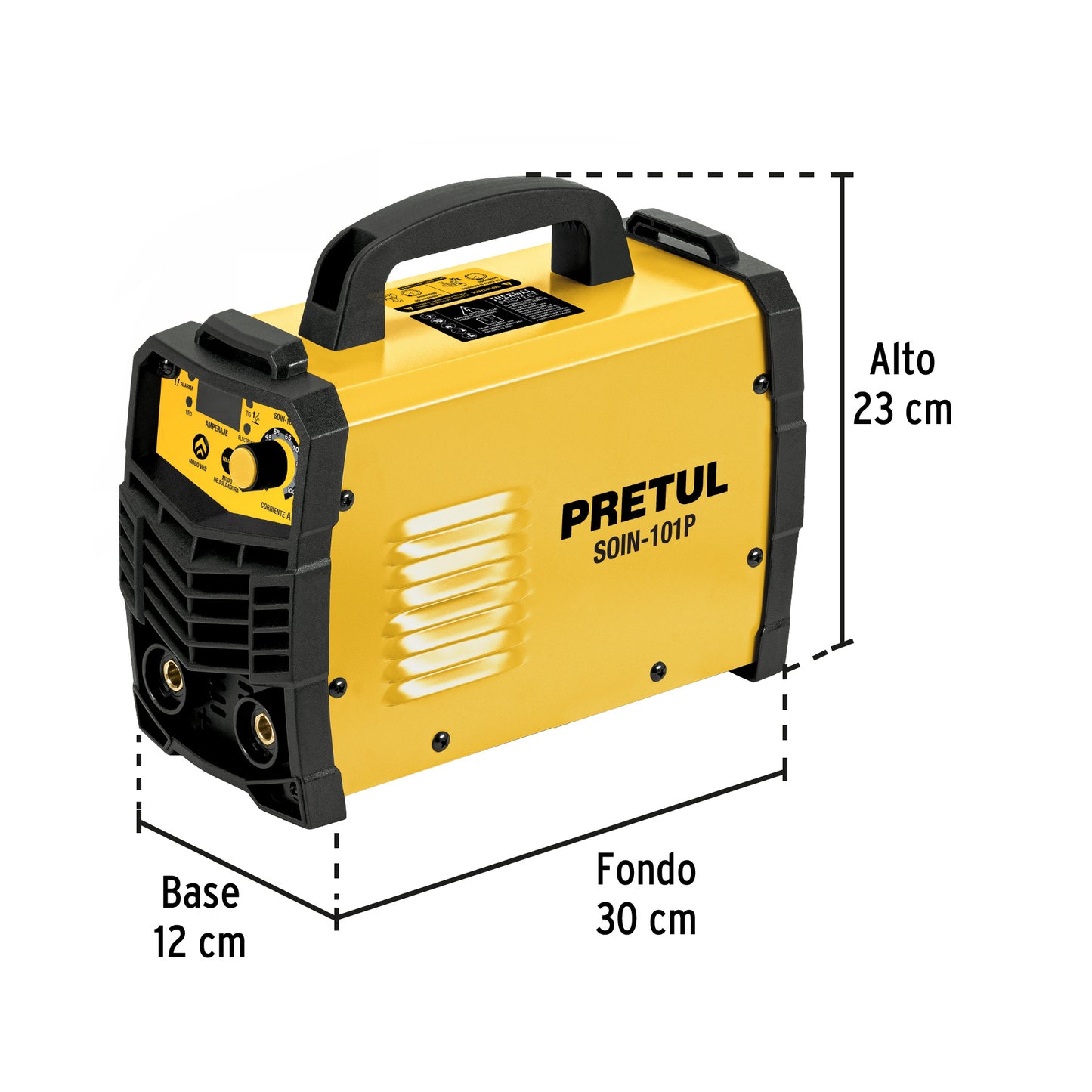 SOIN-101P Soldadora inversora SMAW, TIG 100A, 127V, Pretul