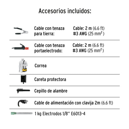 SOIN-120/160P Soldadora inversora, 160 A SMAW, TIG Bi-voltaje 127/220 V, Pretul