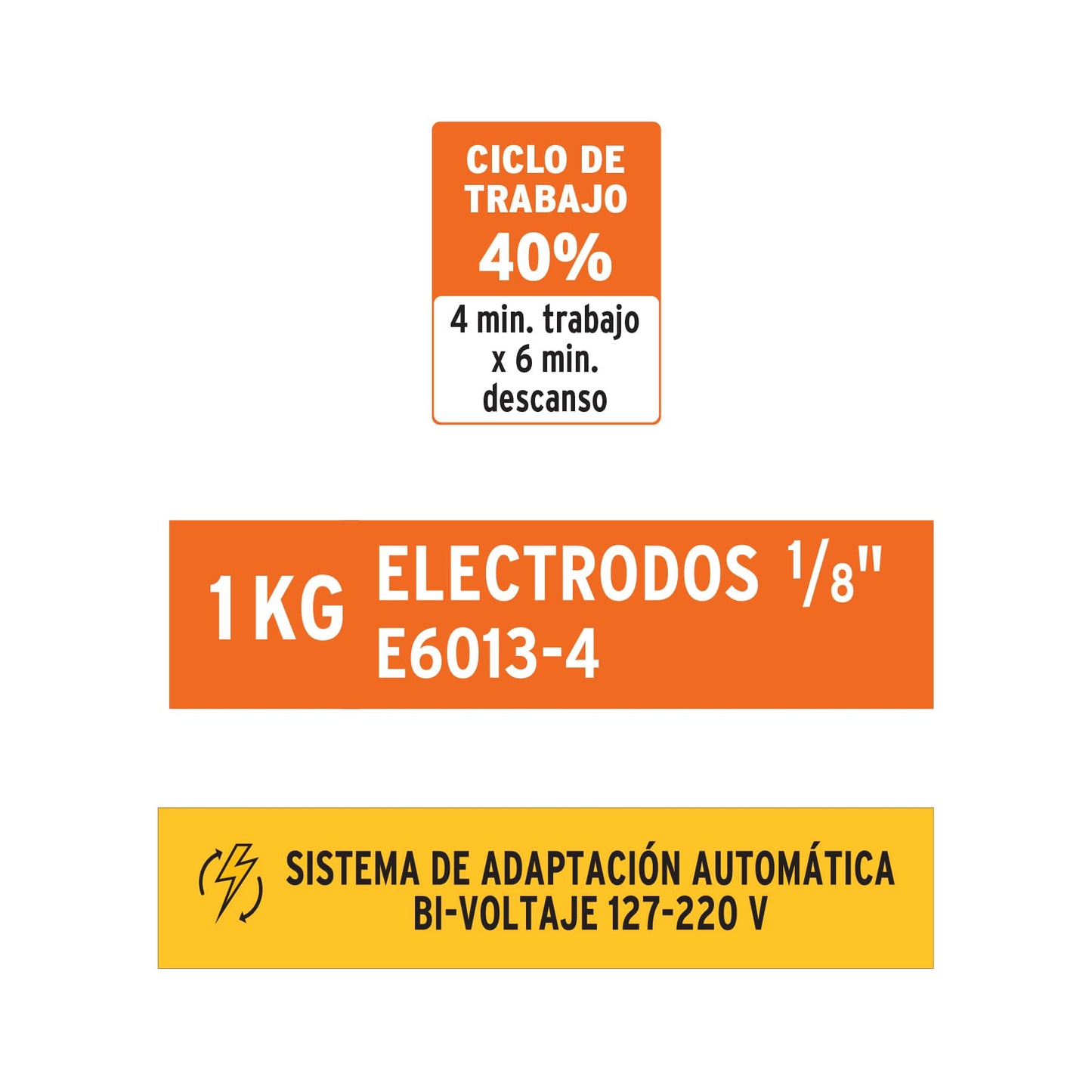 SOIN-120/160 Soldadora inversora SMAW, TIG 120 / 160 A, voltaje dual