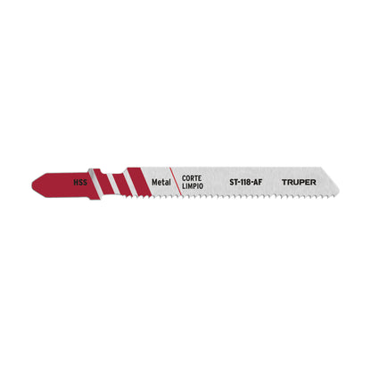 ST-118-AF Segueta caladora, cortes curvos en metal, zanco t, 18 dpp