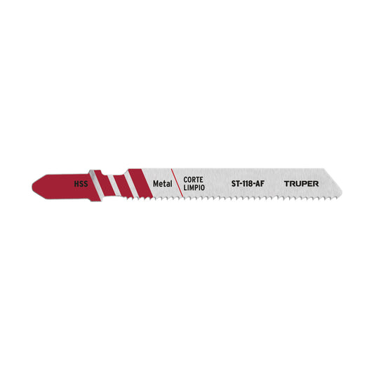 ST-118-AF Segueta caladora, cortes curvos en metal, zanco t, 18 dpp
