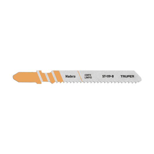 ST-119-B Segueta caladora, cortes rectos en triplay, zanco t, 12 dpp