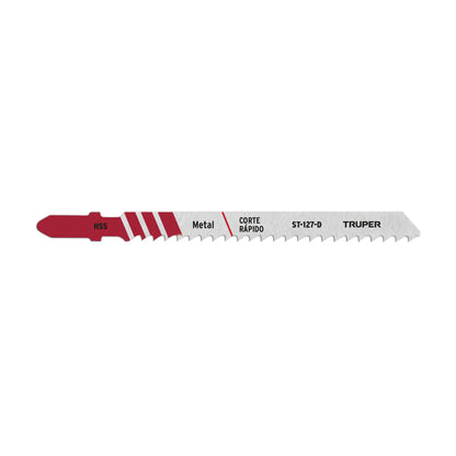 ST-127-D Segueta caladora, cts rectos plástico/aluminio, zanco t,8dpp