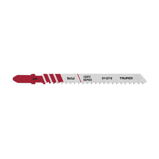 ST-127-D Segueta caladora, cts rectos plástico/aluminio, zanco t,8dpp