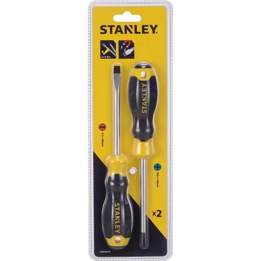 STMT66670-840 Juego de destornilladores CushionGrip 2 piezas PH-PL Stanley
