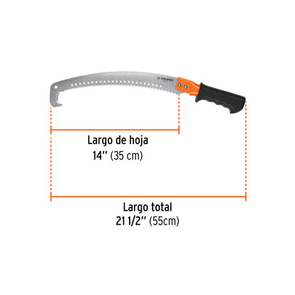 STP-16X Serrucho curvo podador con gancho 16", 5 DPP