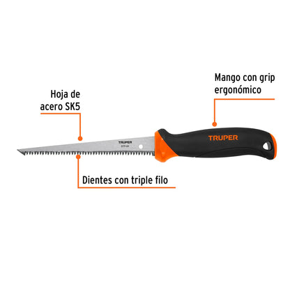 STP-6X Serrucho para plafón y muros de yeso, 6"