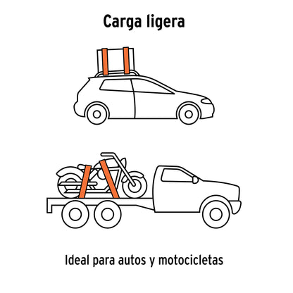 SU-1000C Eslinga con ratchet, carga máxima 1000 kg, 2 piezas