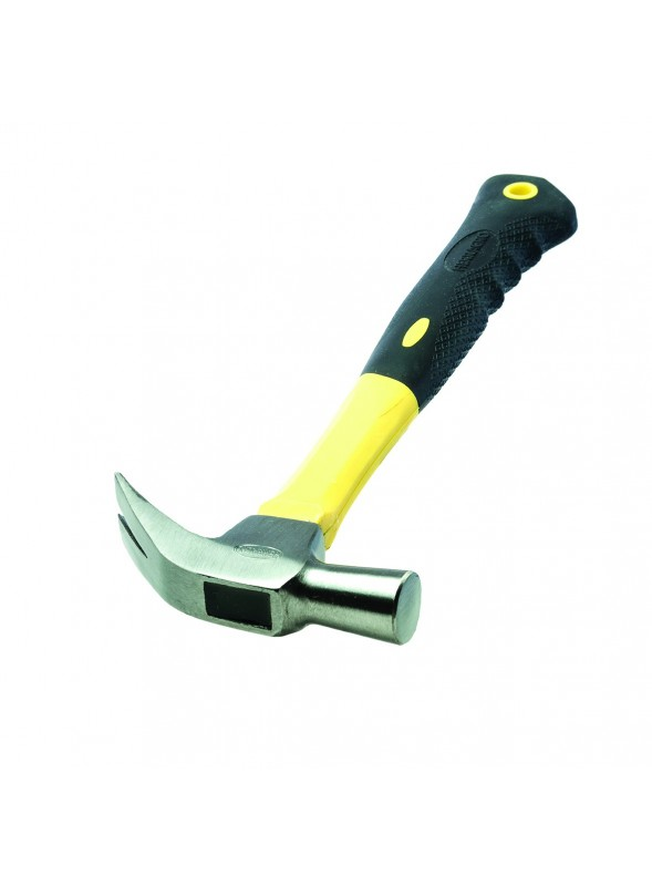 Martillo profesional pulido 27 mm con mango de fibra de vidrio T1311150227 Herragro