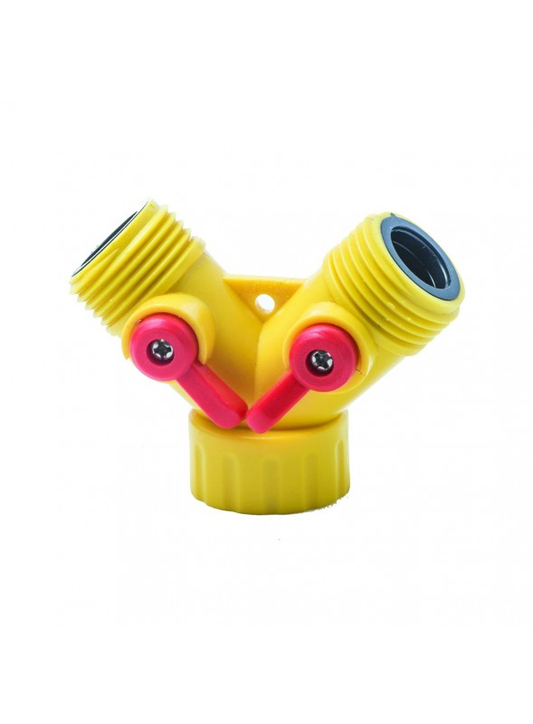 Adaptador en "Y" plastico doble llave T1325021025 Herragro